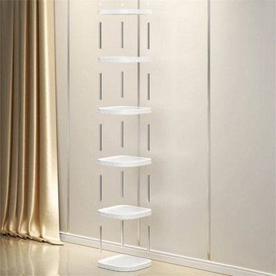 B&Q White Shoe Rack 10 Tiers Shelf Organiser Shoe Rack