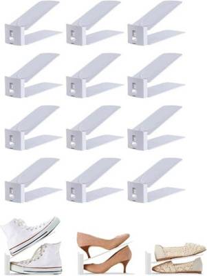 B&Q Pack Of 12 Adjustable Shoe Slots Shoe Rack
