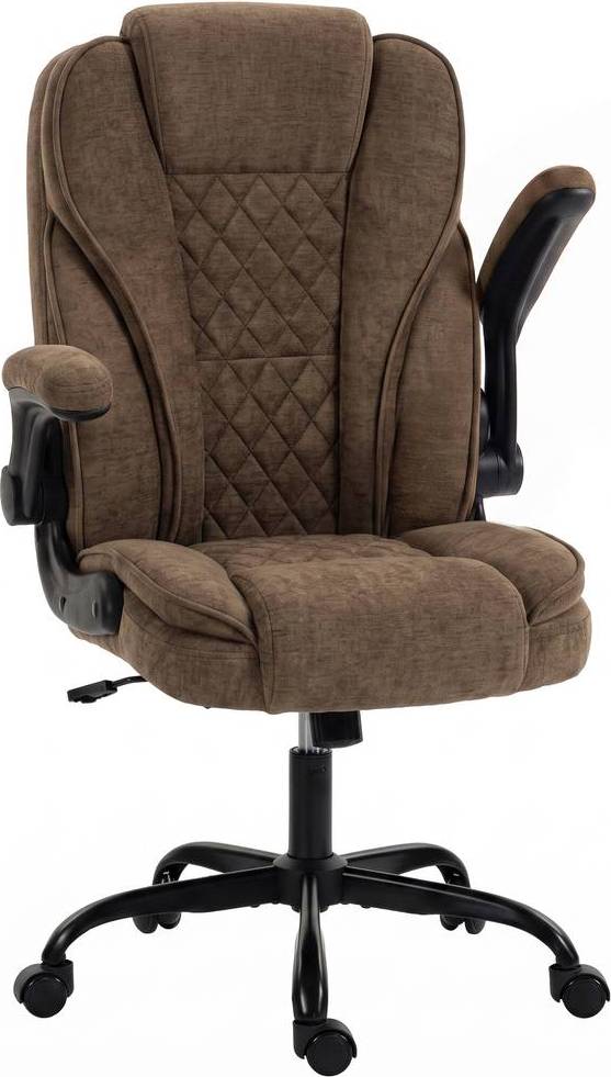 Homcom Brown Computer Desk Chair Office Chair