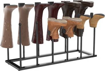 B&Q Two-Tier Boot Rack 6 Pairs Shoe Rack 6pcs