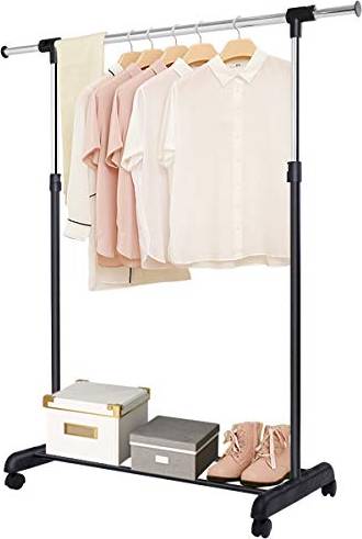 Multigot Garment Rack with Storage Shelf Clothes Rack