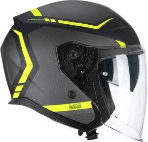 CGM Rna Ride Open Face Helmet - Black