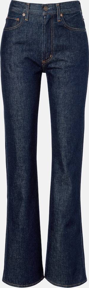 Agolde Mid-Rise Flared Jeans - Blue