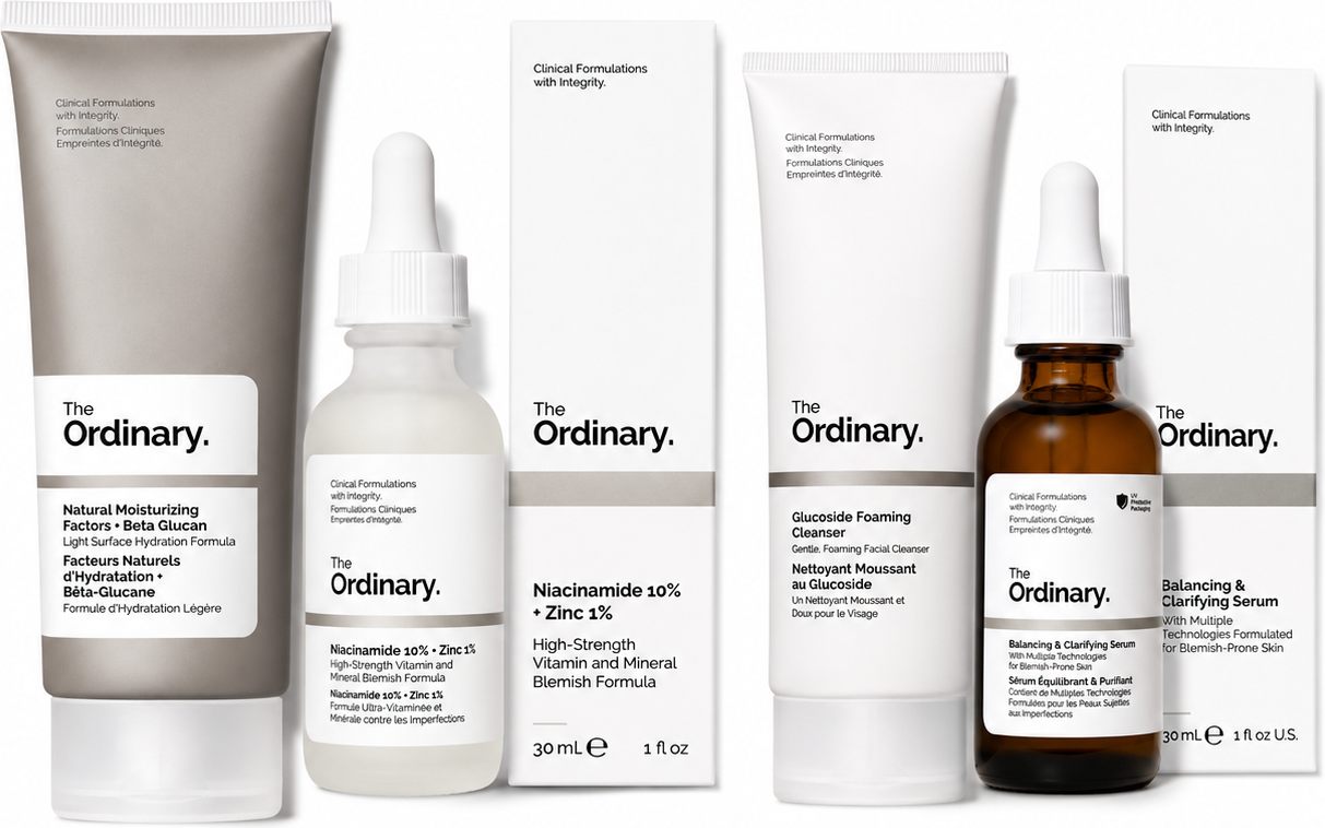 The ordinary set The Ordinary 3-Step Routine Blemish Control