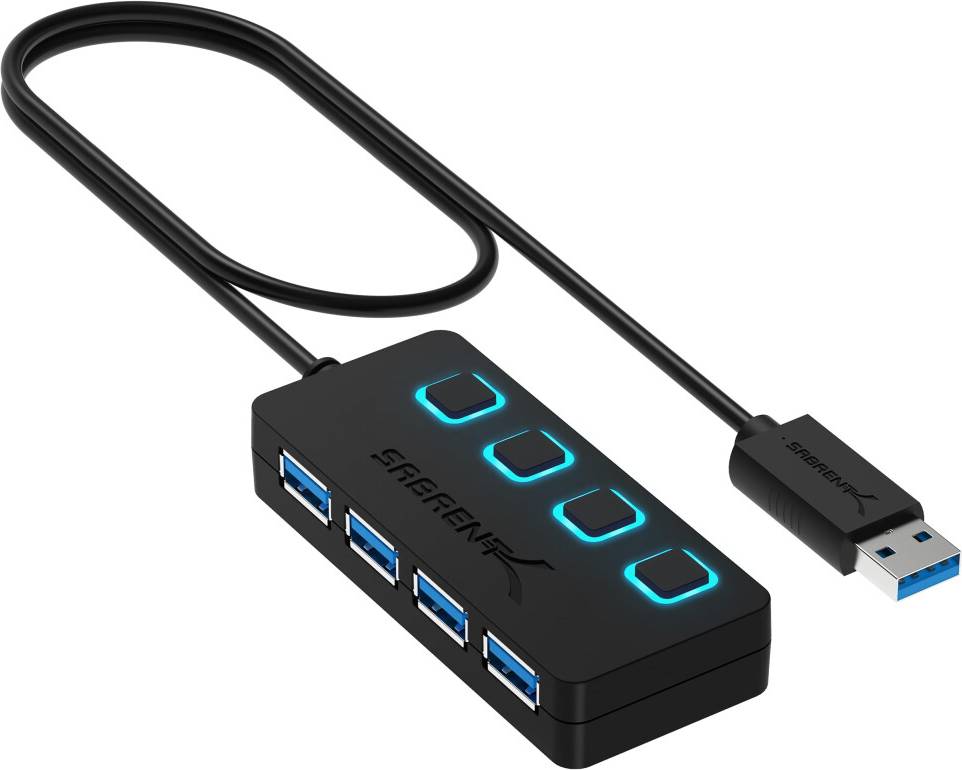 USB Hub 4 Port Fast 5Gbps 3.2