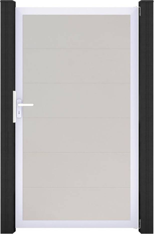 Günstig GroJa BasicLine PVC Steckzaun Weiß Günstig