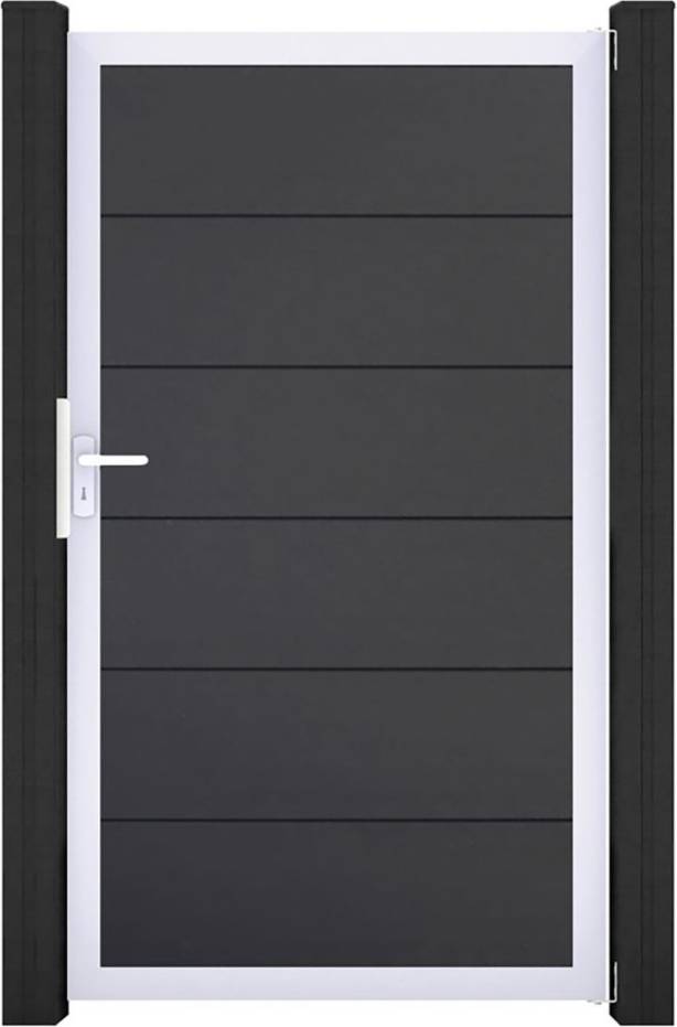 Günstig GroJa BasicLine PVC Steckzaun Anthrazit Günstig