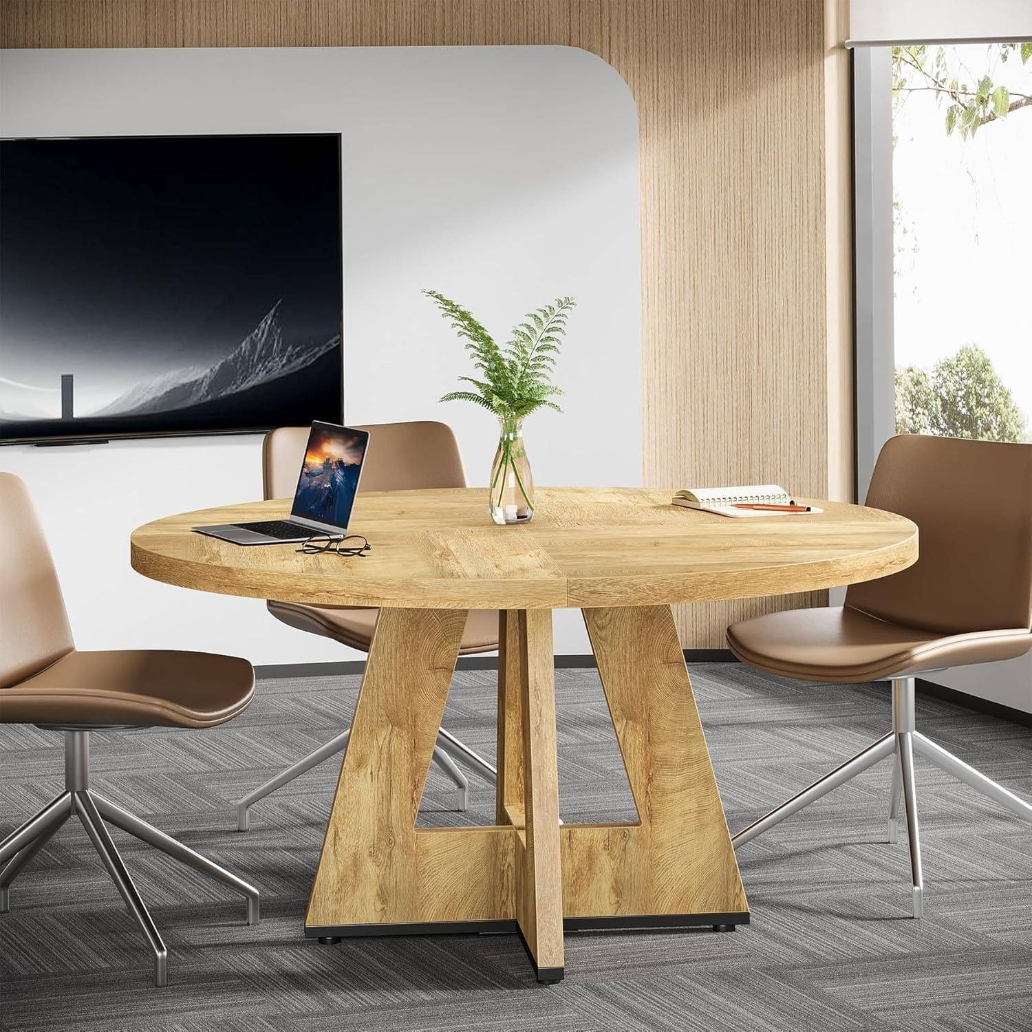 47 Inch Round Conference Table