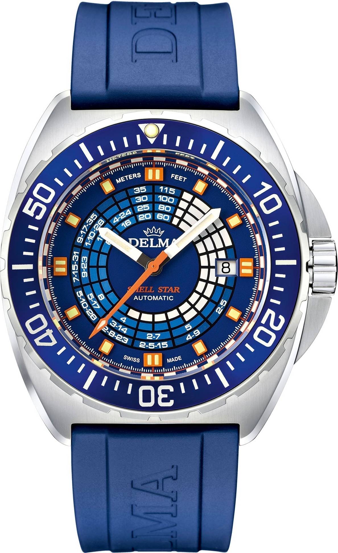 Shell Star Decompression Timer Blue Watch