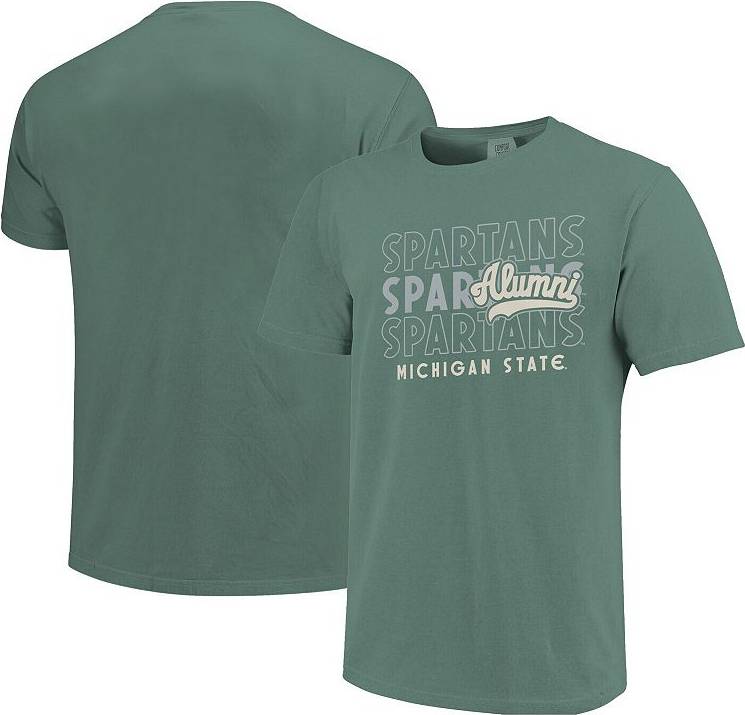 Image One Alumni Script Overlay T-Shirt - Green