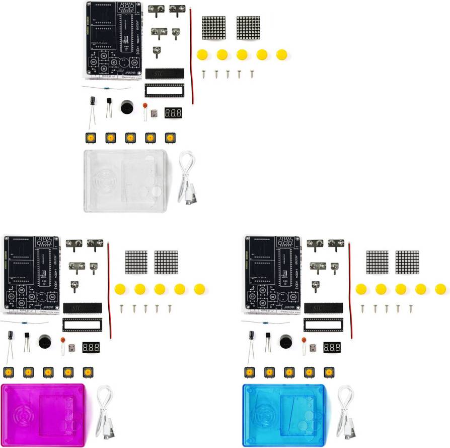Pixel Game Console Kit - Blue