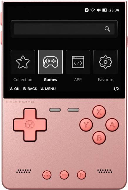 Exogio Hammer Handheld Video Game Console 3.2 Inch