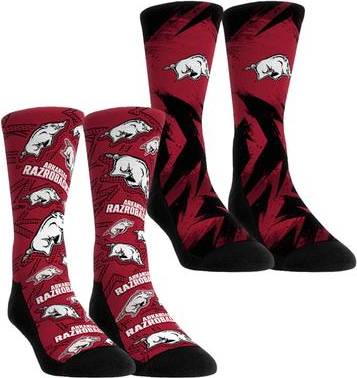 Arkansas Razorbacks Game Day Two-Pack Crew Set