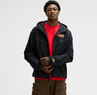 Nike Rivalries Collection Tech Raglan Full-Zip Jacket - Black