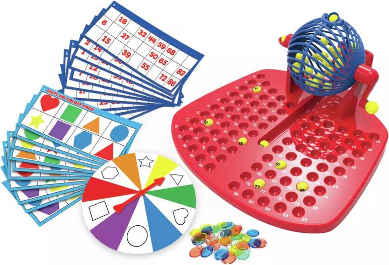 Colours Shapes Bingo Learning Game