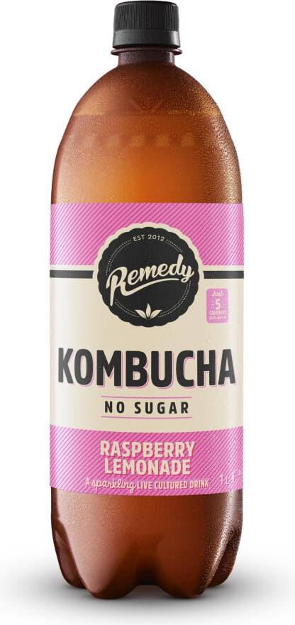 Kombucha Tea Raspberry Lemonade