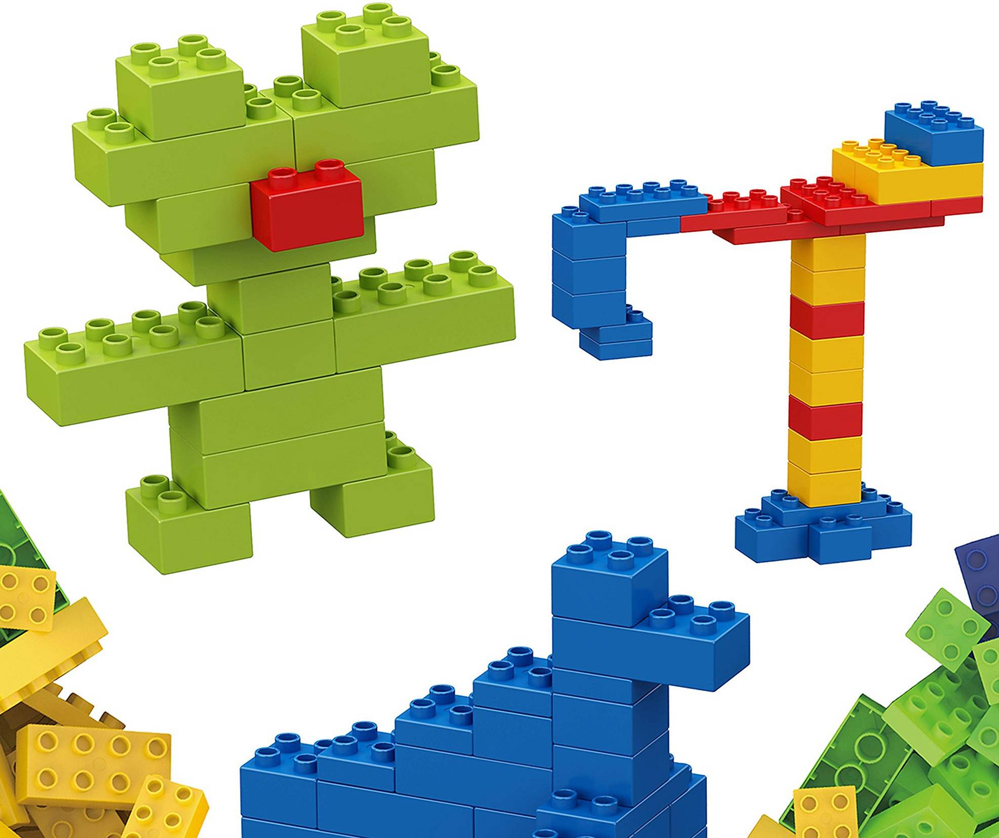 100 Piece Large Colorful Brick Bui Lding Block Kit