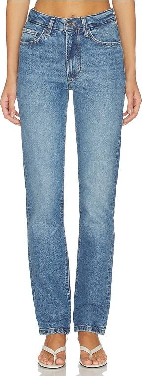 The Jen Mid Rise Slim Straight Jean - Blue