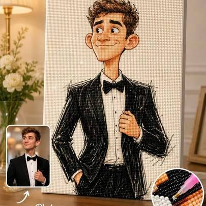Diamond painting kit Shein Customized Diamond Painting Kit