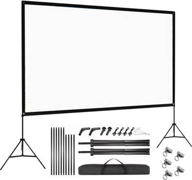 Projector screen stand B&Q 120In Projector Screen With Stand