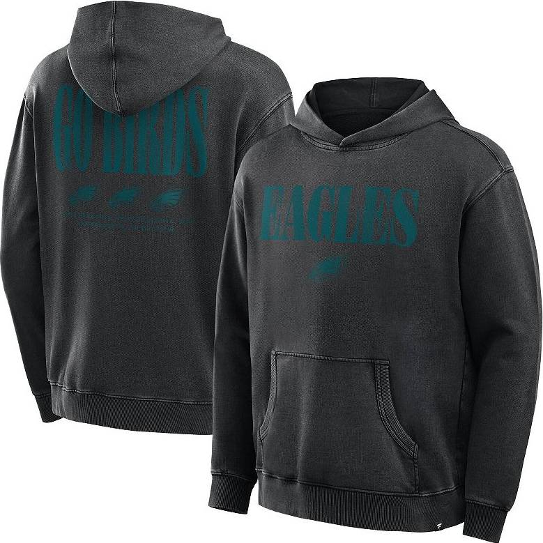 Fanatics Relaxed Intense Rivalry Washed Hoodie - Black