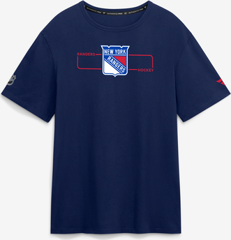 Fanatics New York Rangers Authentic Pro Primary Logo T-Shirt - Ran Blue