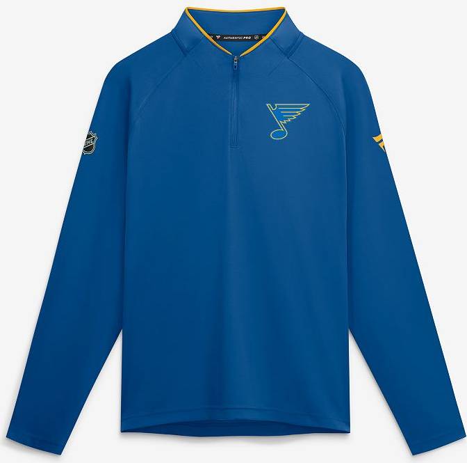 Fanatics Pro Rink Lightweight Quarter Zip Pullover - Blue