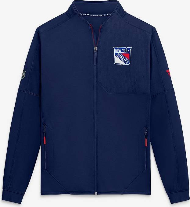 Rink Fanatics New York Rangers Authentic Pro Rink Fleece Jacket - Ran Blue