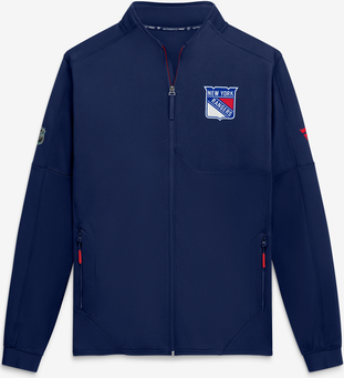 Rink Fanatics New York Rangers Authentic Pro Rink Fleece Jacket - Ran Blue