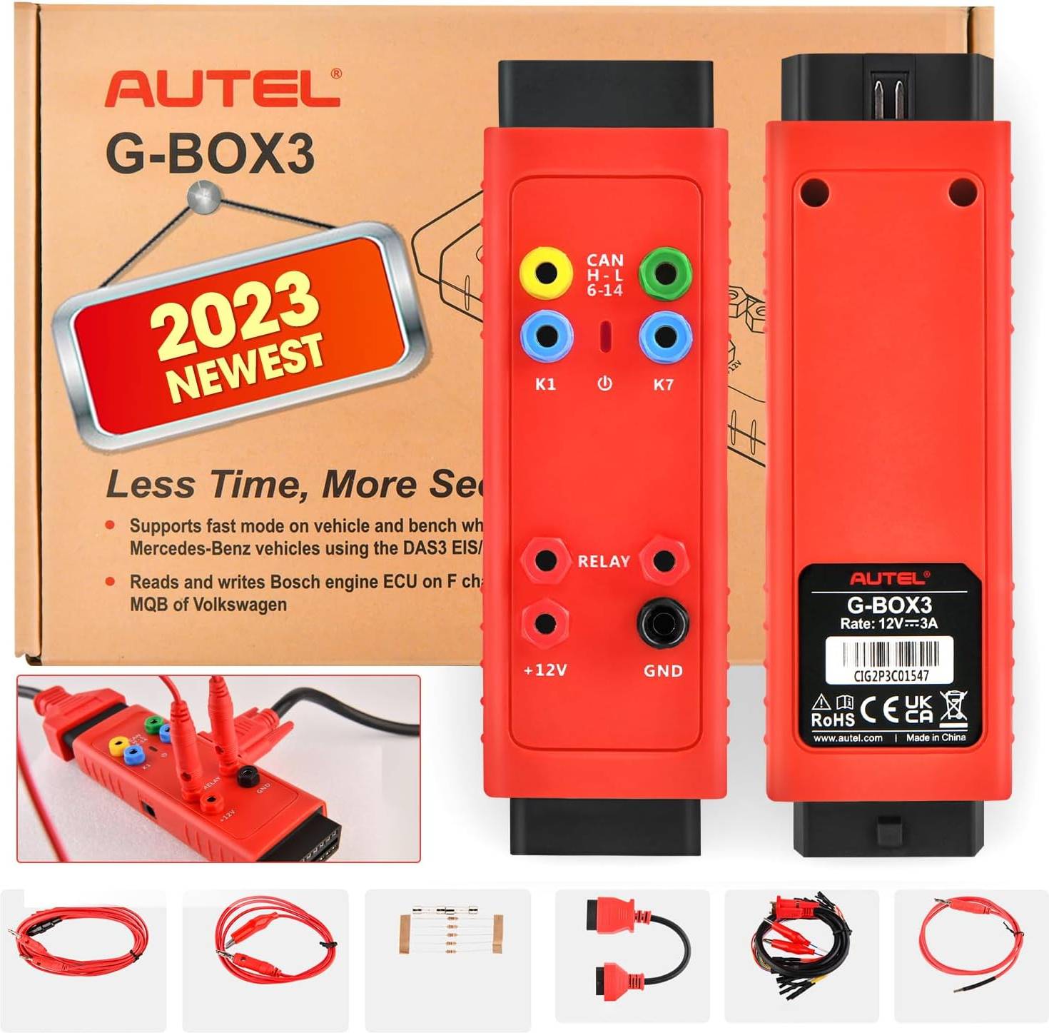 Autel G-BOX3 Accessory Tool Key Programming Adapter