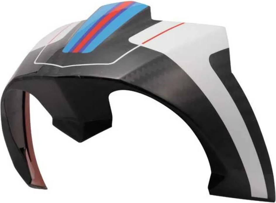LS2 Ff805 Helmet Rear Spoiler Silver