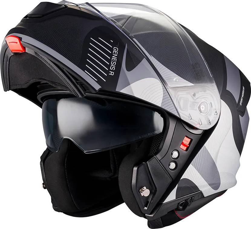 MT Helmets Genesis R Sv Lancer Modular Helmet - Black