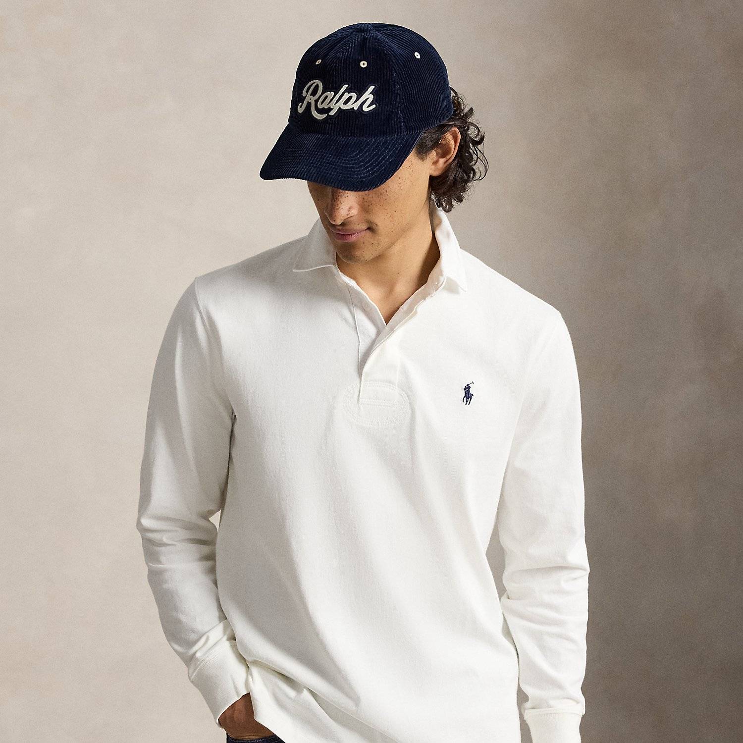 Polo Ralph Lauren The Iconic Rugby Shirt - Cream