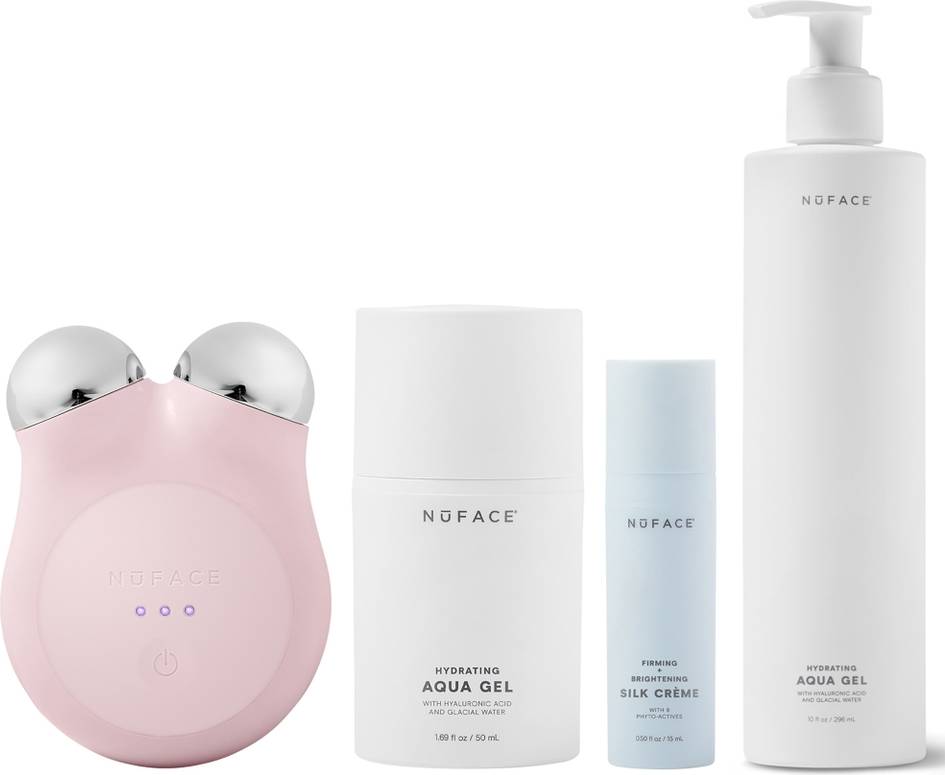 Nuface¨ NuFACE Mini Petite Facial Toning Routine Bundle Sandy Rose