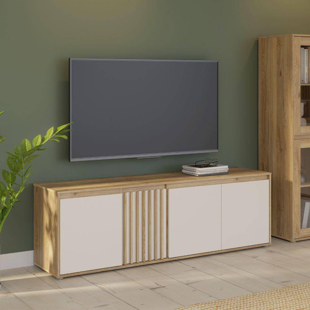 Neutra Mobile TV 4 Ante - Rovere Cashmere
