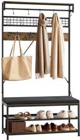 Coat rack shoe bench Sugift 72 in Hall Tree Coat Rack with Shoe Bench Shoe Rack