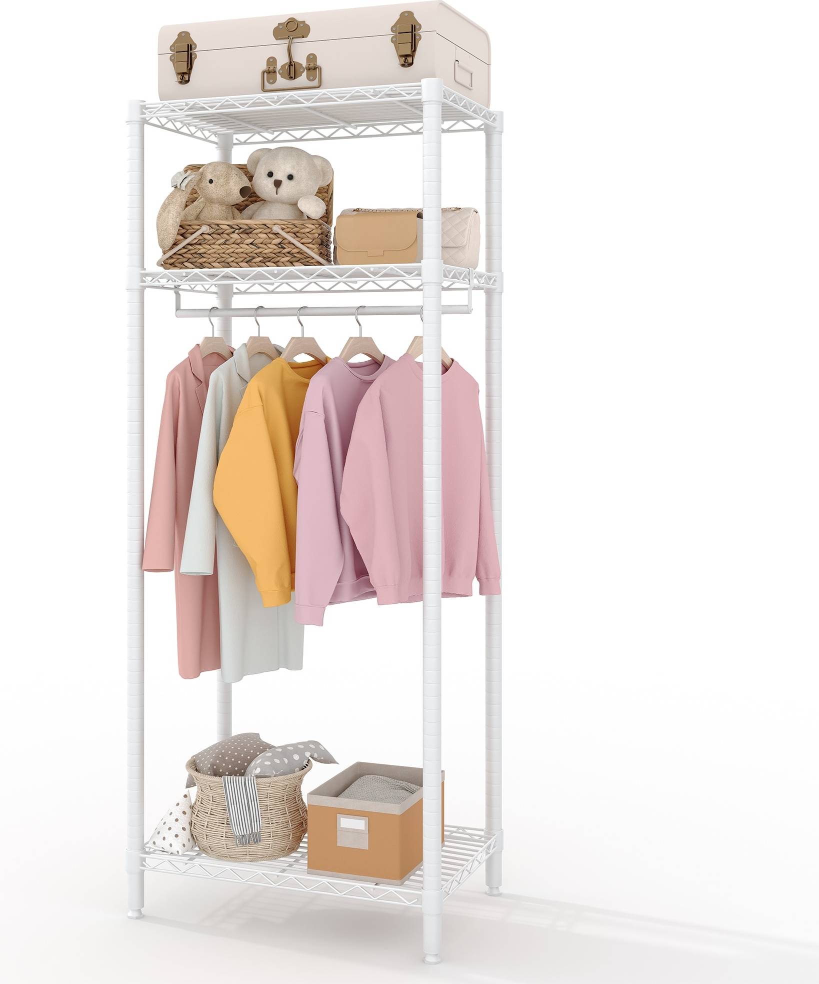 Clothing rack Garvee Sturdy Clothes Metal Garment Rack Clothes Rack 23.3x70.5"