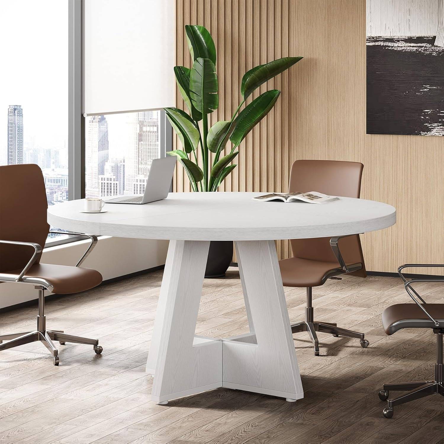 47 Inch Round Conference Table