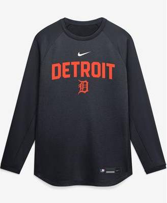 Nike Raglan Dri-Fit Sweatshirt - Navy