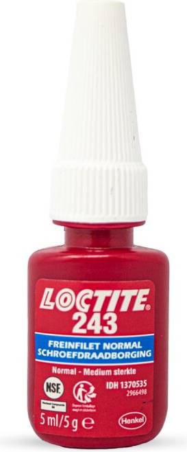 Threadlocker Loctite Threadlocker Medium Strength Blue 5ml