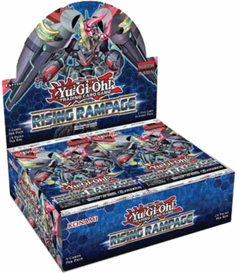 Yugioh booster Yu-Gi-Oh! Rising Rampage 1st Edition Booster Box