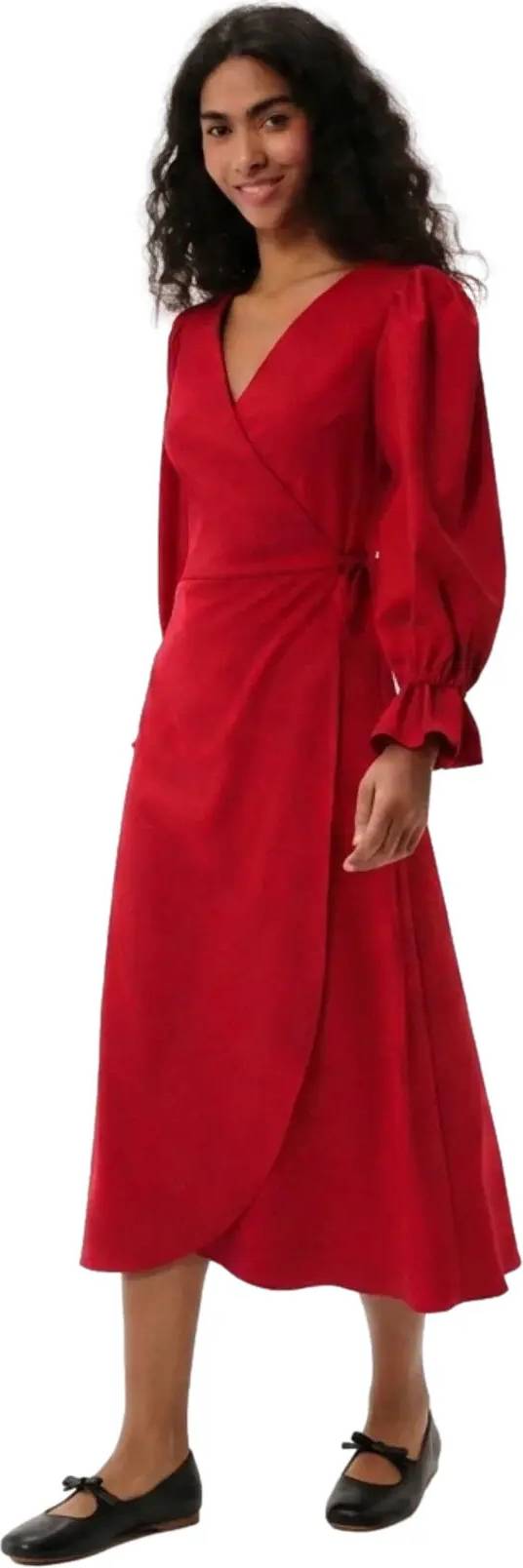 Sunday Wrap Dress She Is Avvolta - Rouge