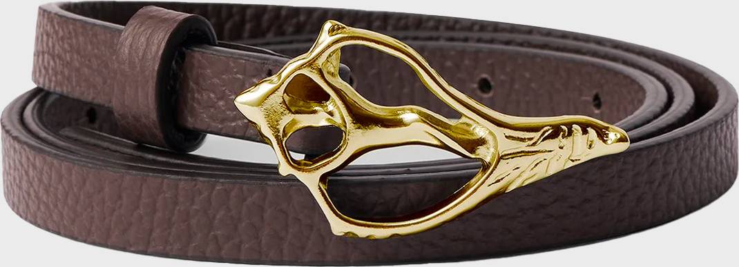Rodebjer Petit Shell Pebble Belt - Guld/Brun