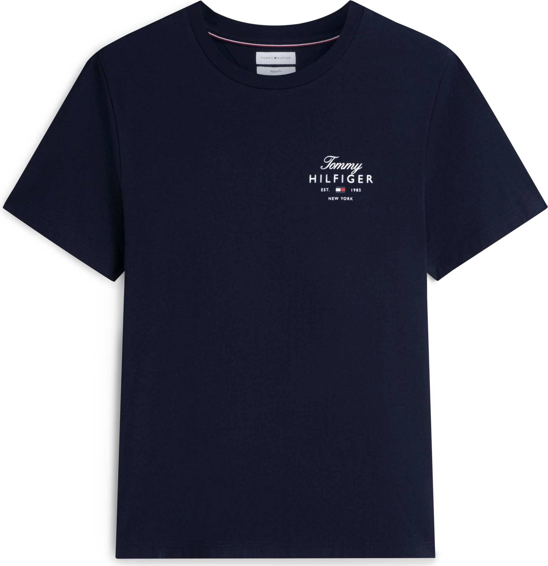 Tommy Hilfiger Script Stack Regular Tee - Navy
