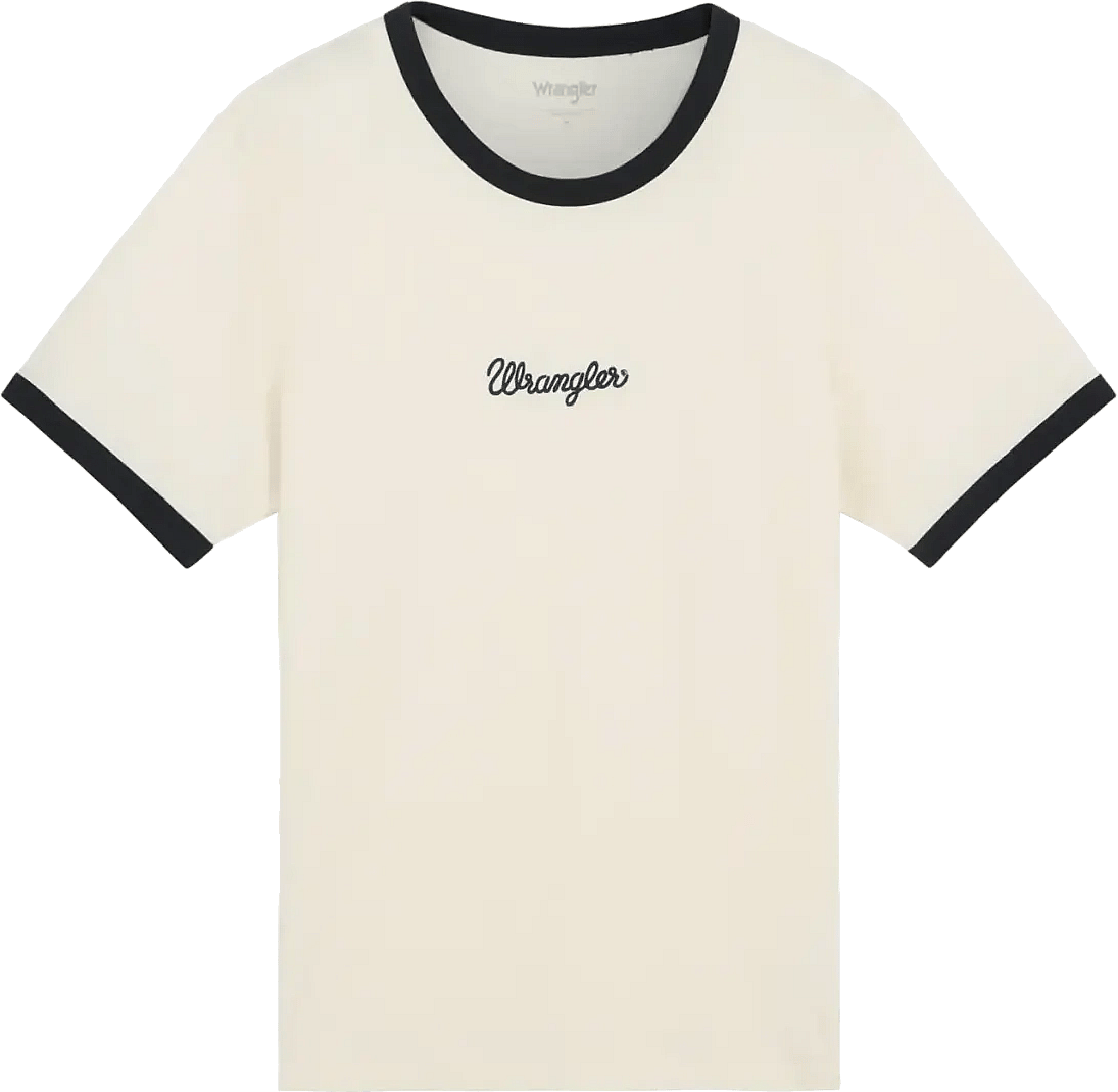 Wrangler Regular Ringer Tee Antique White