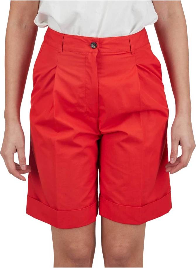 Kiton Cotton Short Pants - Rouge