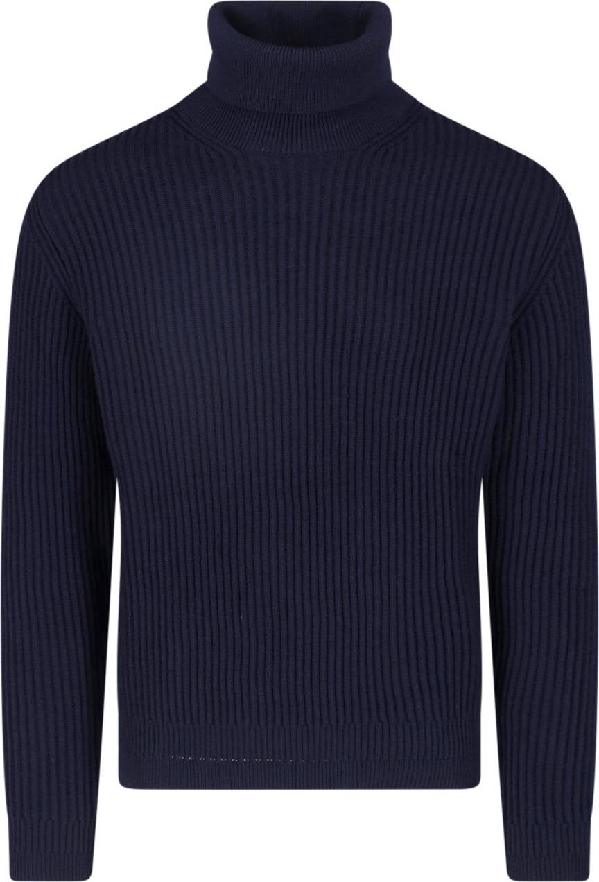 Zanone Rib Rollneck Navy