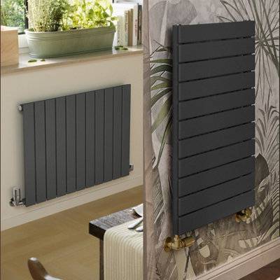 Terma Radiator Forte Single Panel Metallic Grey