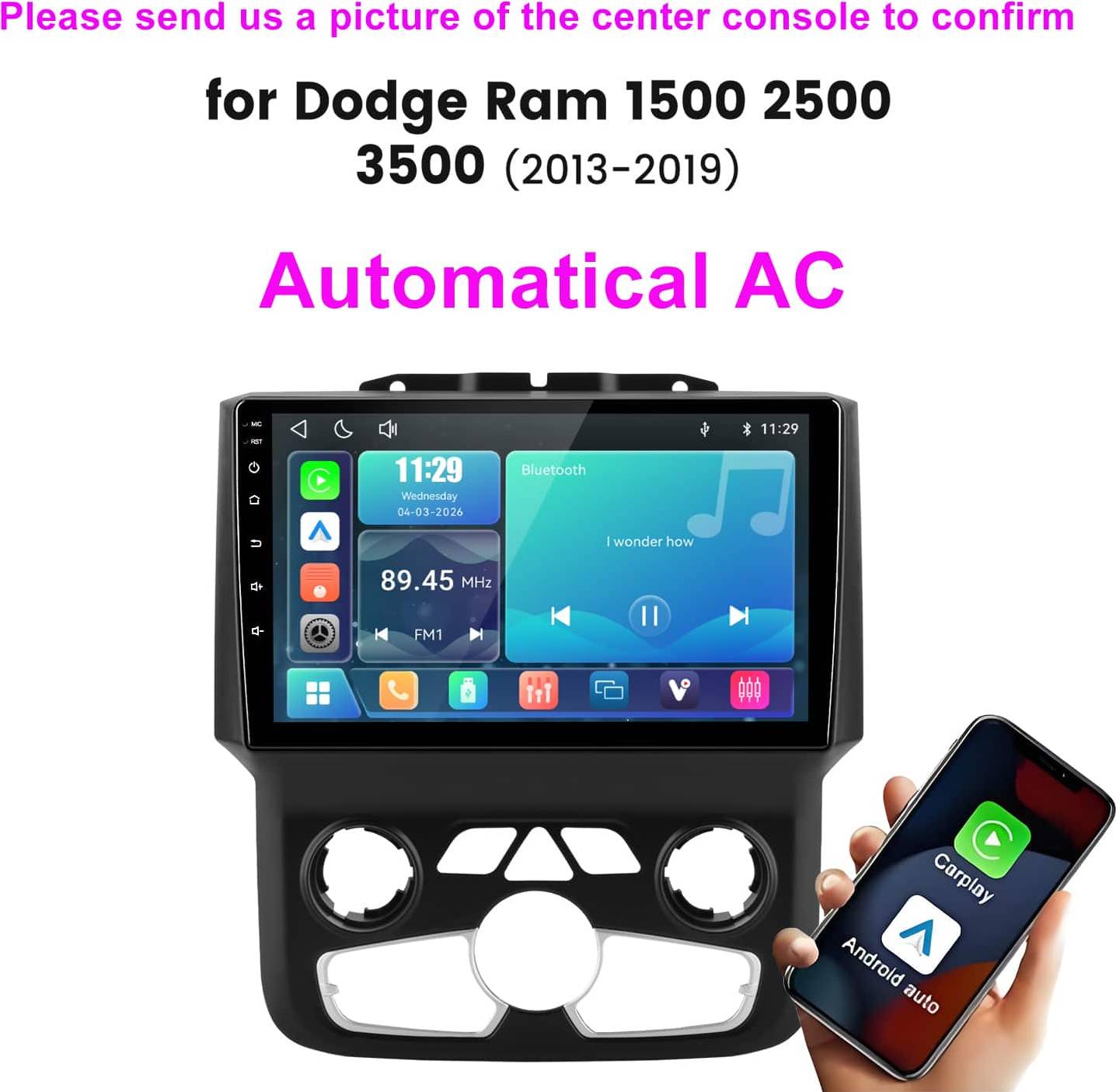 Car stereo system Junsun Linux System Carplay Android Auto Mirror Link