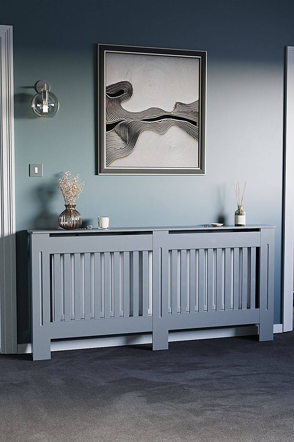 Chelsea MDF Radiator Cover Heating Cabinet